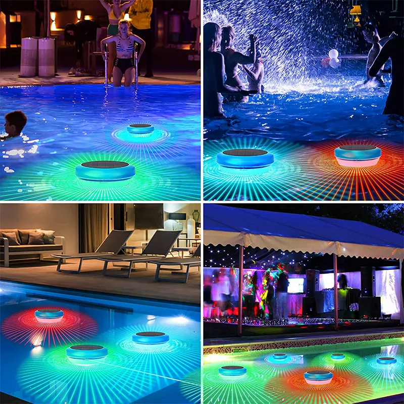 Solar LED RGB Light Outdoor Garden Pond Swimming Pool Floating Waterproof Lamps photo 5