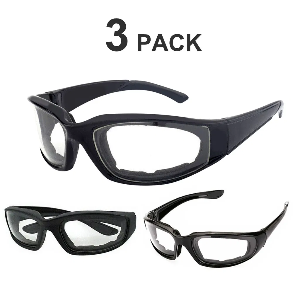 3 pairs Motorcycle Sports Biker Riding Glasses Wind Resistant Eye Protection Clear Sports Goggles Cycling Glasses Sunglasses(Logistics only For USPS.TK/TMEU only For self-pickup) photo 7