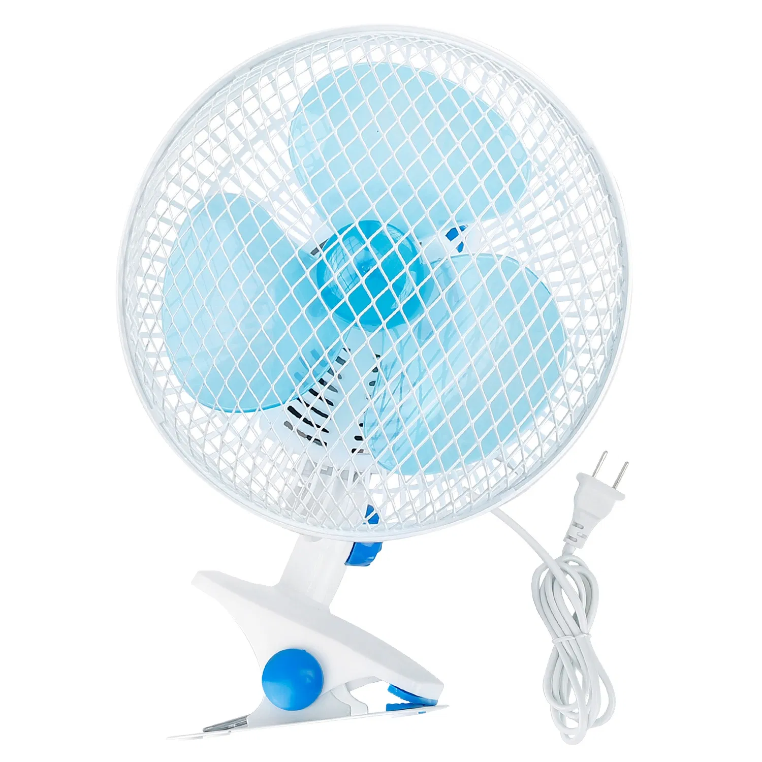 Clip On Fan 2 Speeds Quiet Clamp Fan Adjustable Tilt Auto Shaking Fan Wall Mount Personal Fan photo 1