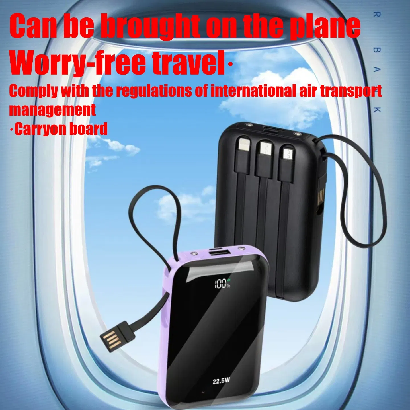 All-in-one charging companion, power bank. Suitable for multiple scenarios. Portable with multiple capacities, fast charging, wireless charging options. Strong safety protection, compatible. Essential photo 6