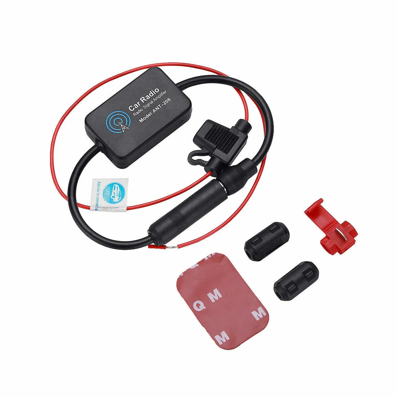 Car Auto Stereo FM & AM Radio Signal Antenna Aerial Signal Amp Amplifier Booster photo 3