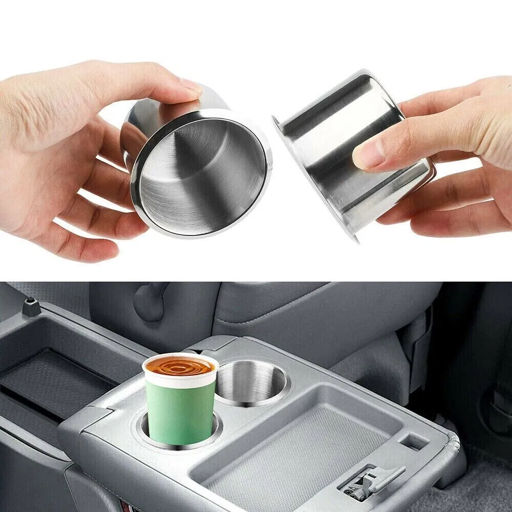 Universal Stainless Steel Cup Drink Holders for Car Boat Truck Marine Camper RV photo 3