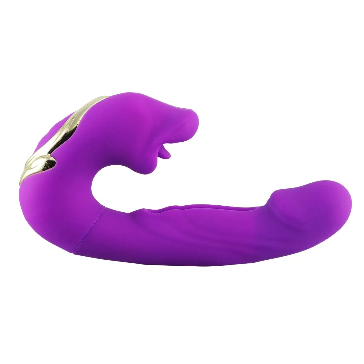 Vibration rod add-type vibrator sex toy - Vibrating rod fake penis female sex toy. Used for women for addive self-pleasure adult toy, rose-colored sex toy. photo 7