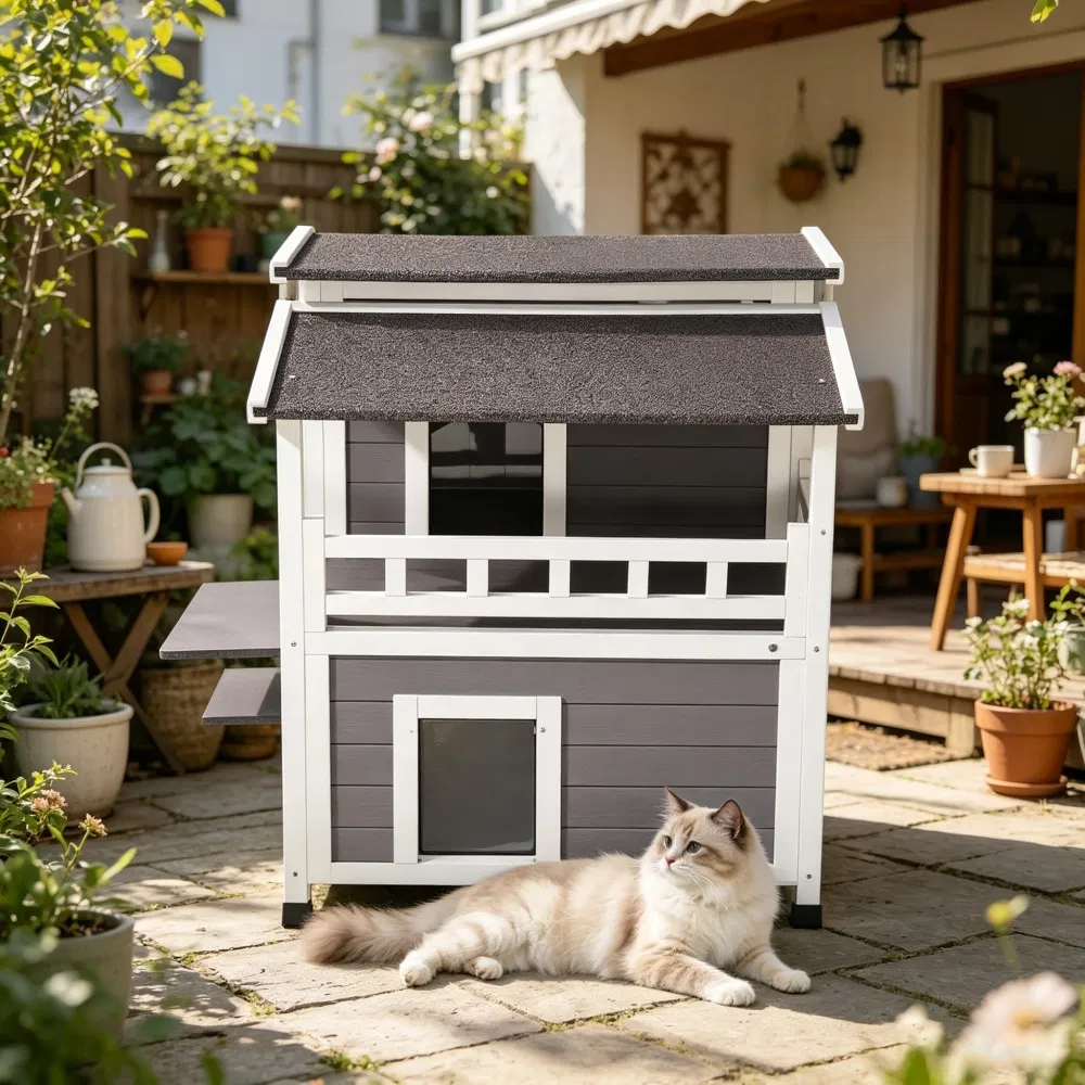 Heated Cat House for Outdoor photo 2