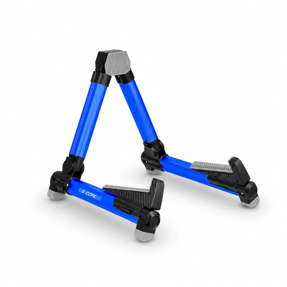 5 Core Guitar Stand Floor Adjustable Aluminum Alloy A Frame Universal Folding Acoustic Electric Bass Mandolin Banjo Violin Stands For On Stage Studio photo 8