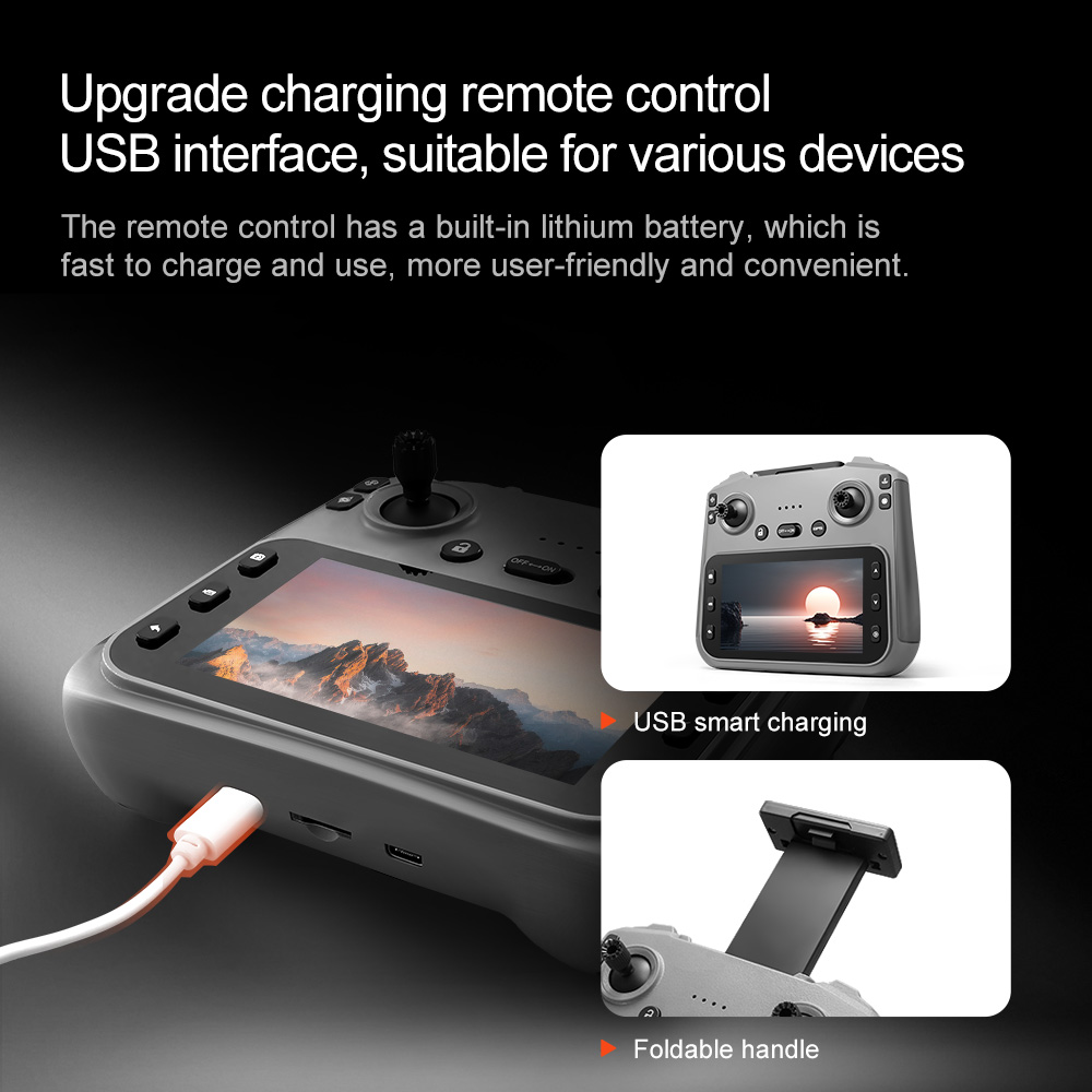 V168Pro Max Drone  8K HD, 4.5-inch Screen, With GPS Positioning Function, And Carbon Fiber Pattern Finish. photo 8