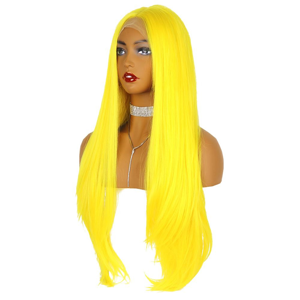 Fashion Female Yellow High Temperature Silk Headgear photo 5