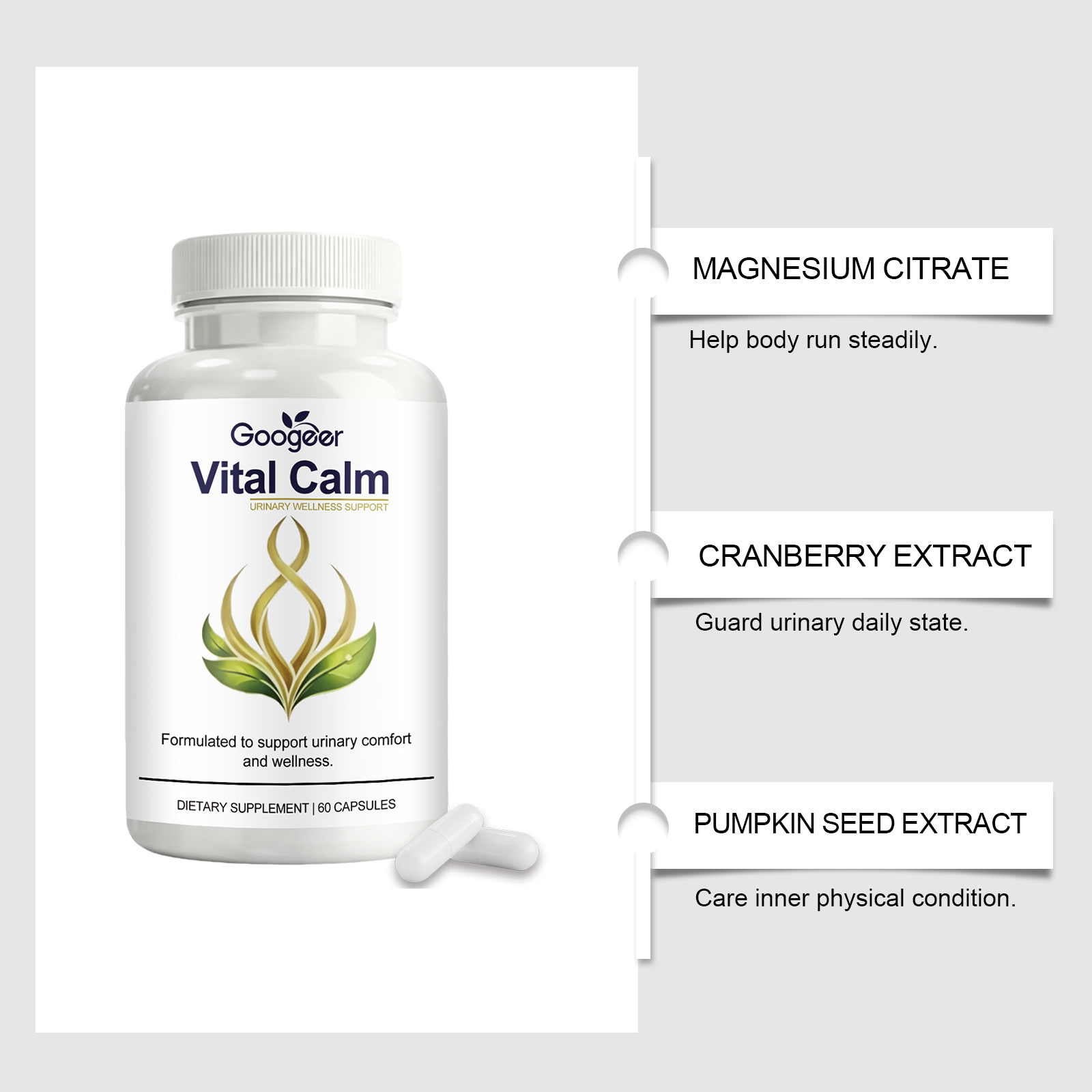 Urinary Health Care Capsules  For Oral Use 60 Capsules Per Bottle photo 8