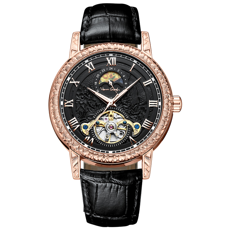 VAN GOGH Automatic Mechanical Men's Watch Yaojin Sunflower photo 5