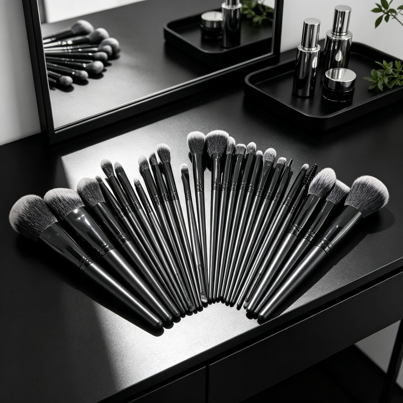 Premium 25PCS Makeup Brush Set Foundation Contour Blush Cosmetic Beauty Tools photo 4