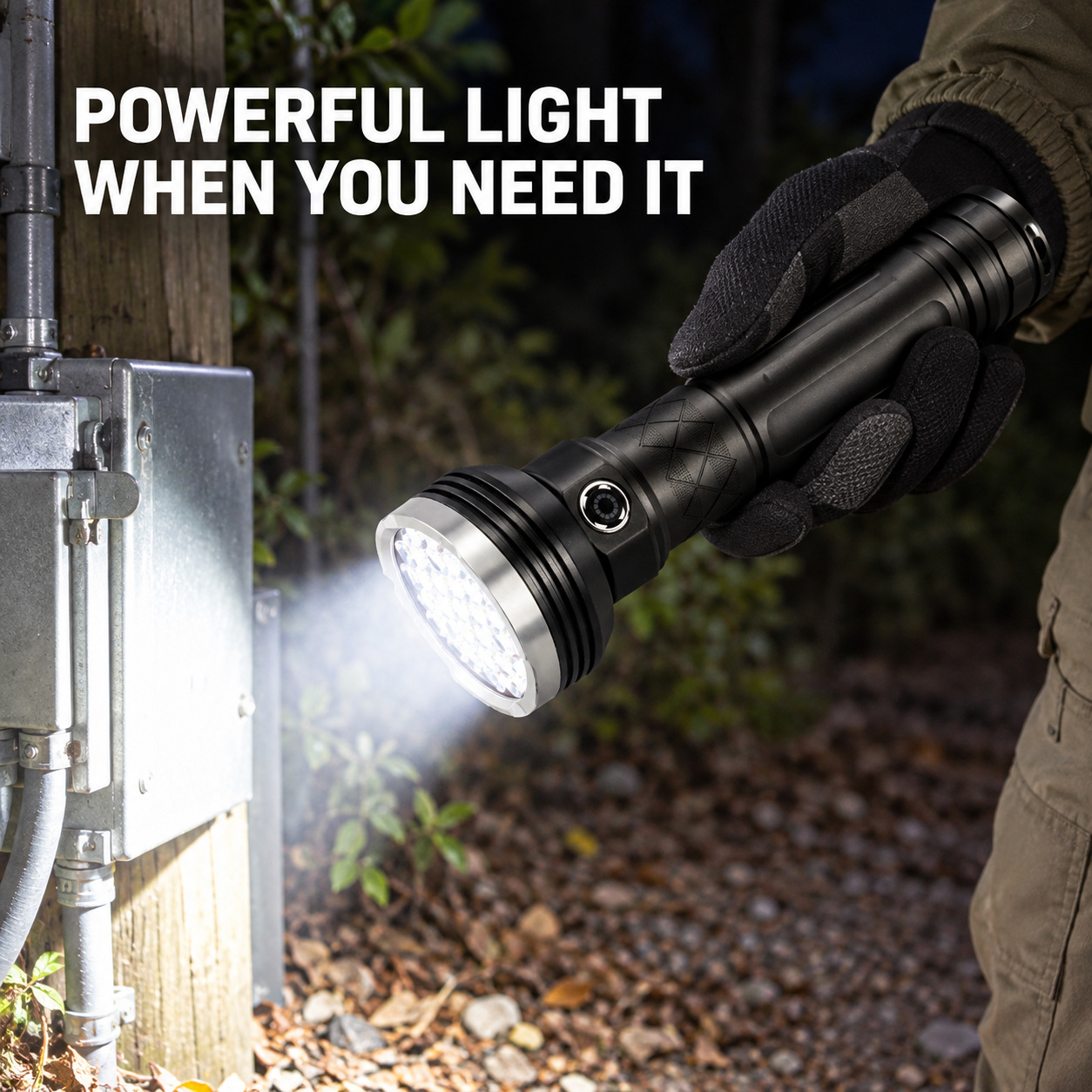 Rechargeable Type C LED Work Light 7000mAh W5202 2 9000LM Wrist Strap Flashlight Aluminum Alloy photo 4