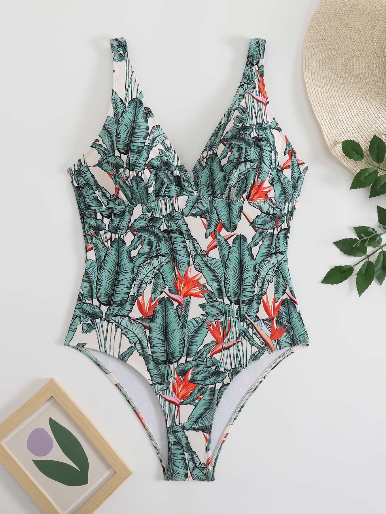 Ladies' Fashionable One-piece Printed Swimsuit photo 5