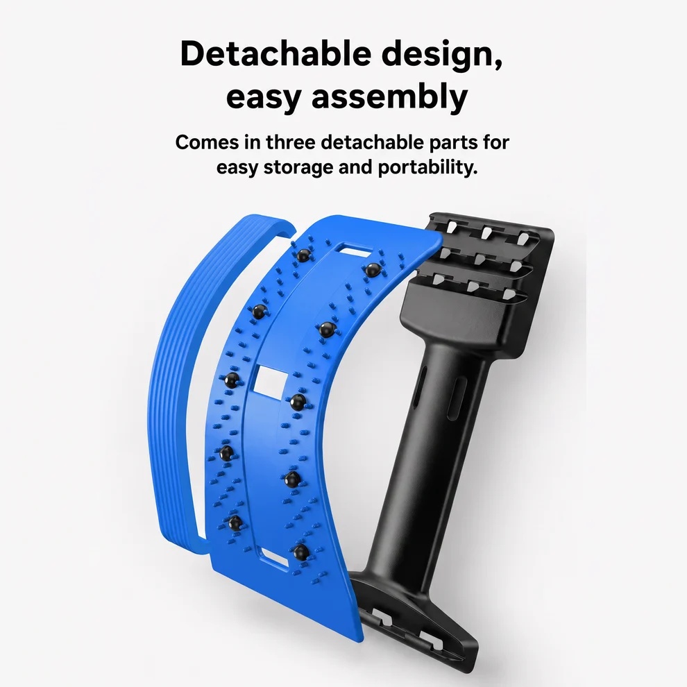 3 Level Adjustable Portable Back And Lower Back Stretcher photo 5