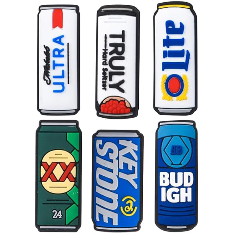 Random Lot Of 25 Pcs PVC Shoe Charms Different Food Candy And Drink Bottle Shoe Decoration photo 4