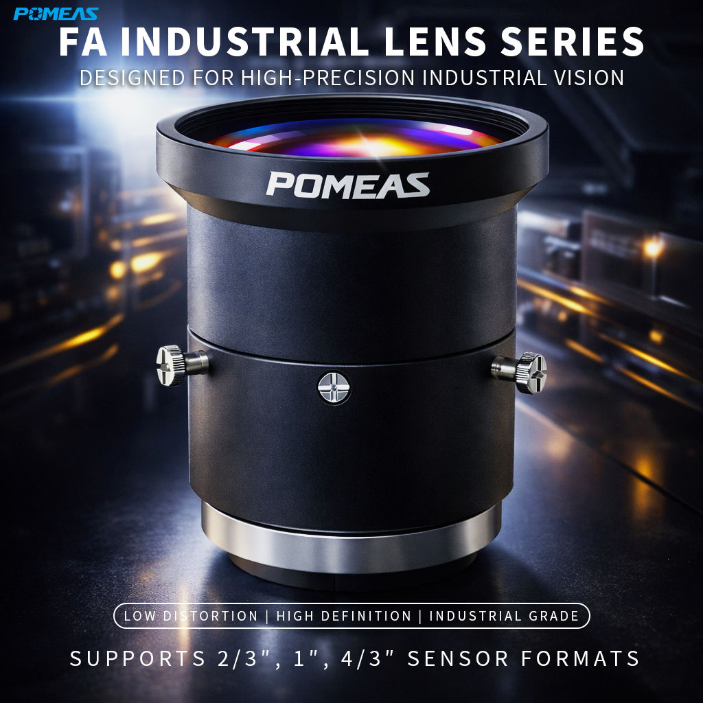 16.33mm 1MP 2      3 Inch C Mount Industrial FA Lens F12 Low Distortion With Focus And Iris Locks For Machine Vision LFE-16120 photo 1