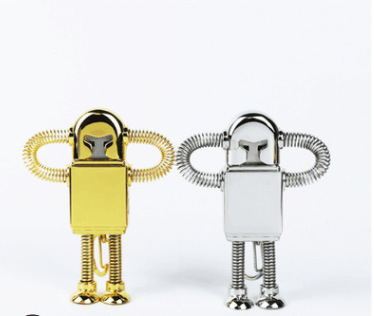 Metal Robot U Disk Spring Robot U Disk Zinc Alloy U Disk photo 2