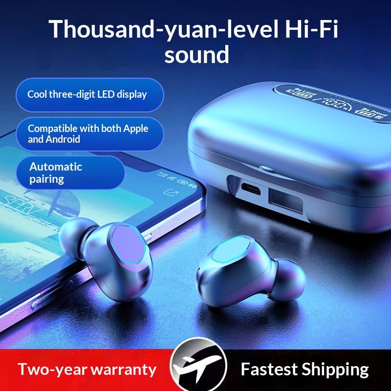 Cross Border Explosion M127 Long Range Hanging Earphone Private Model High Color Value Low Latency Wireless Bluetooth Headphones Wholesale photo 6