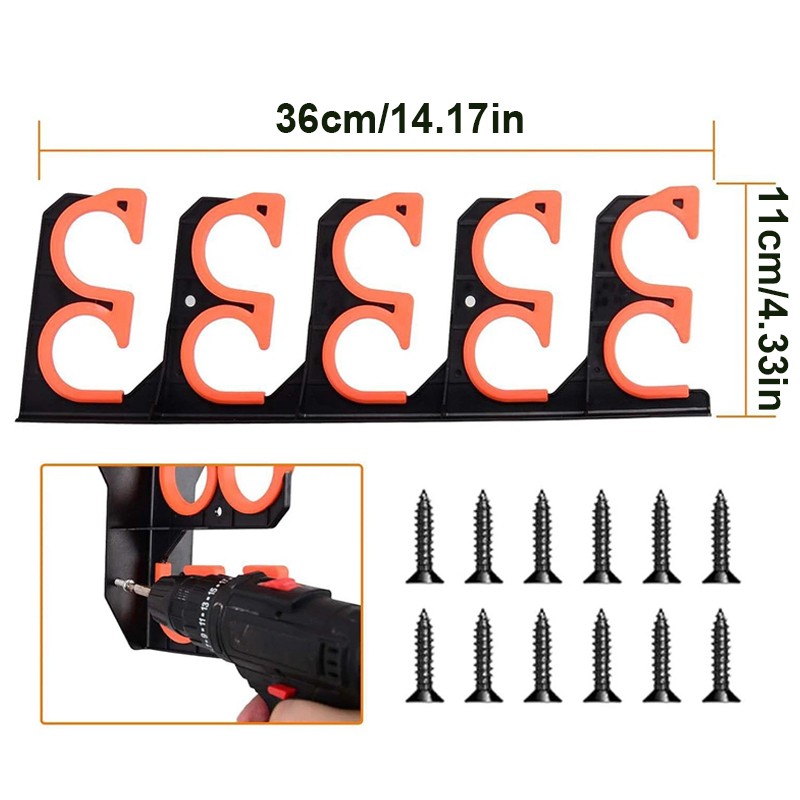 1Pair Fishing Pole Rod Holder 10 Reel Ceiling Or Wall Mount Garage For Storage photo 7