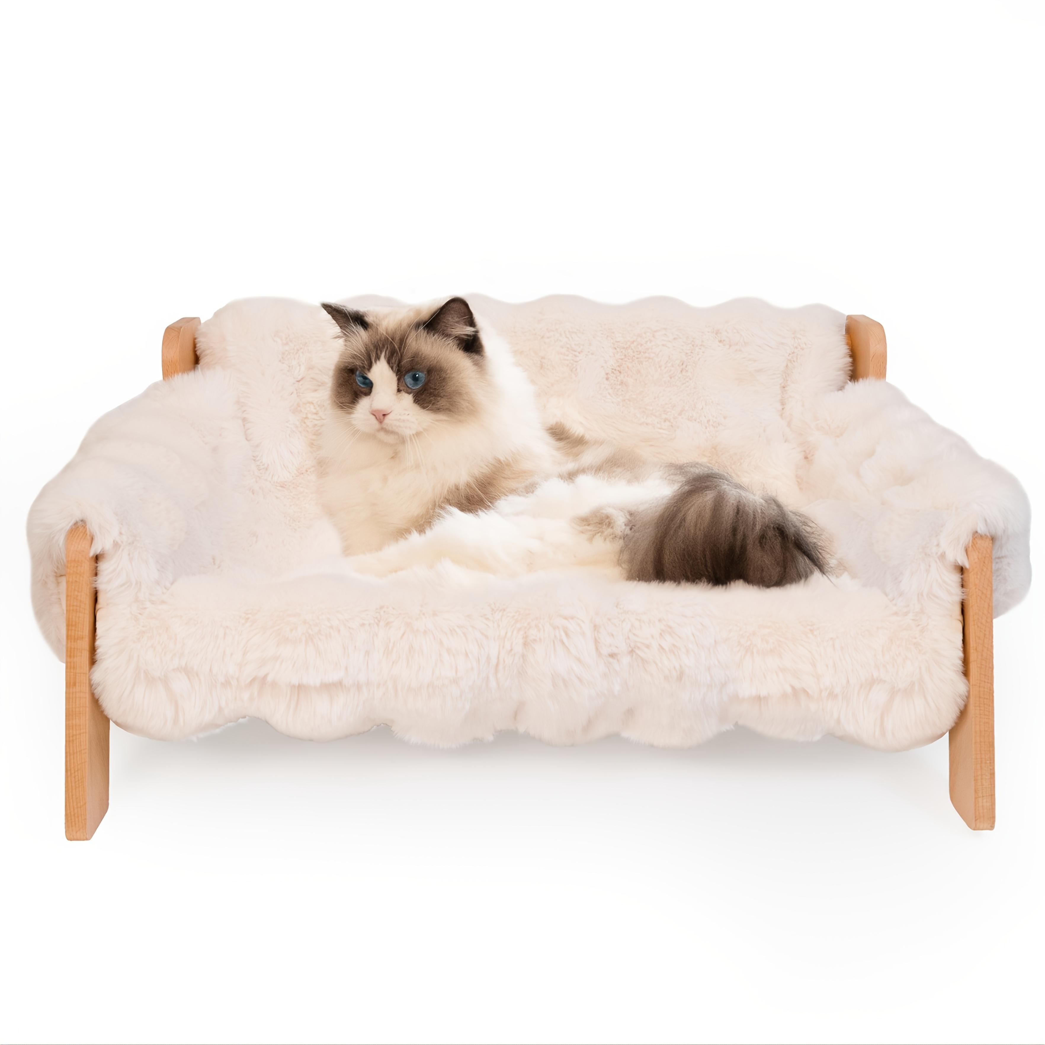 Cat Sofa Bed, Soft Plush Pet Sofa With Removable And Washable Cover, Non-slip Edge, Suitable For Indoor Cats And Small Dogs. photo 8
