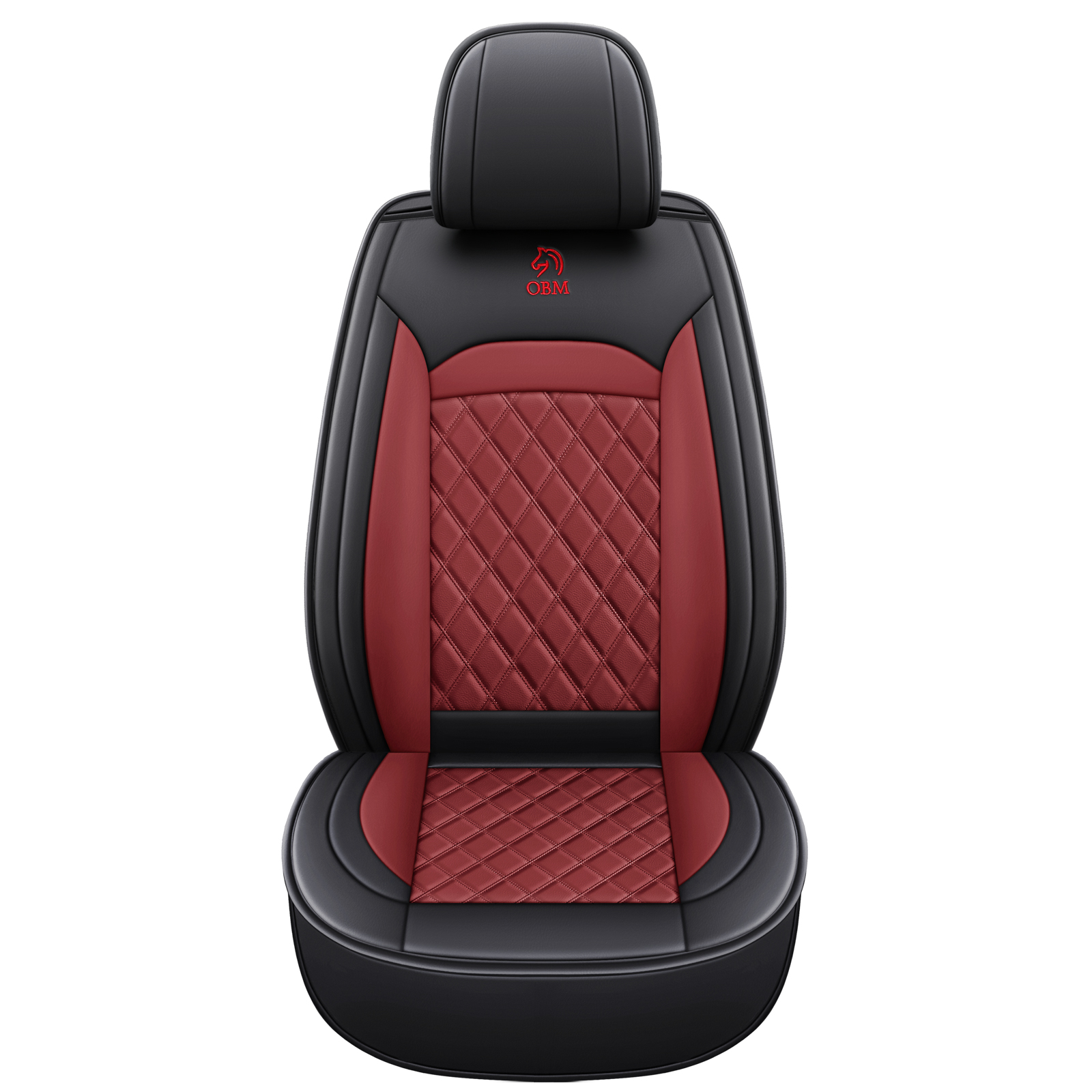 Diamond-pattern Full-coverage Car Seat Covers Lo Go Customizable photo 8