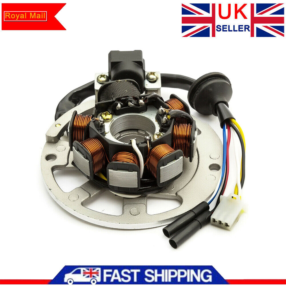 Stator Magneto Compatible With Apache 50cc 1 0 0cc Quad Bike ATV 2 Stroke Scooter photo 6
