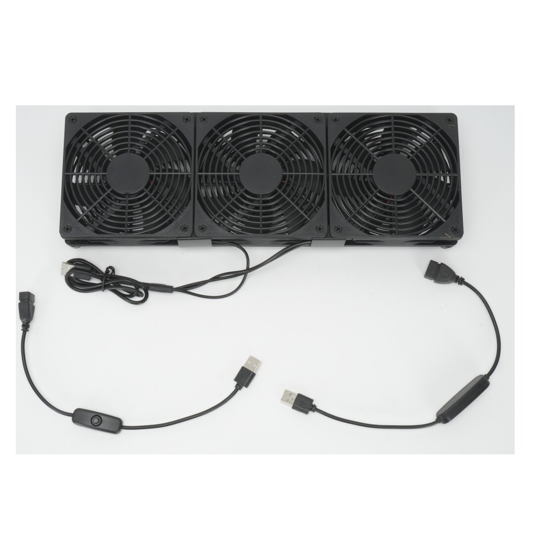 3PC 120mm USB Cooling Fan Silent  Fan For Tablet TV Receiver Router DVR photo 8