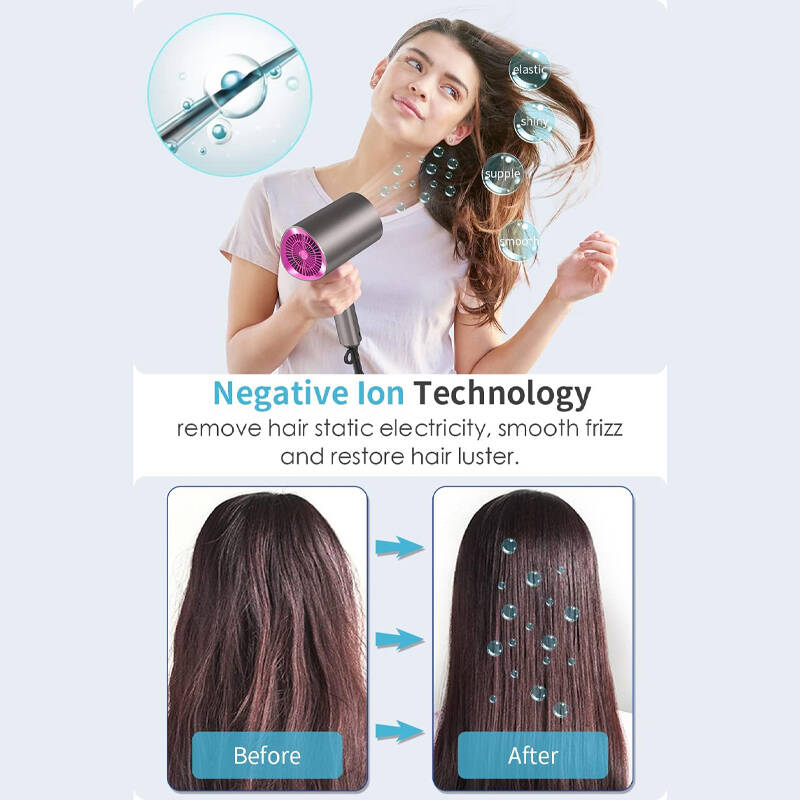 Professional Ionic Hairdryer With Diffuser photo 6