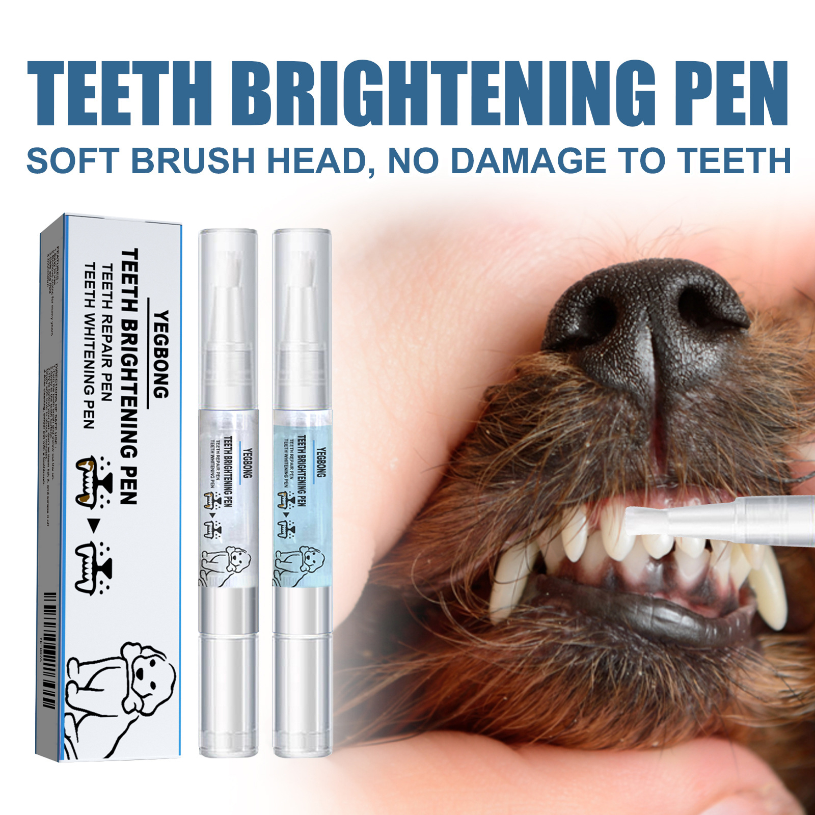 Pet Toothbrush 2pcs 1box photo 2