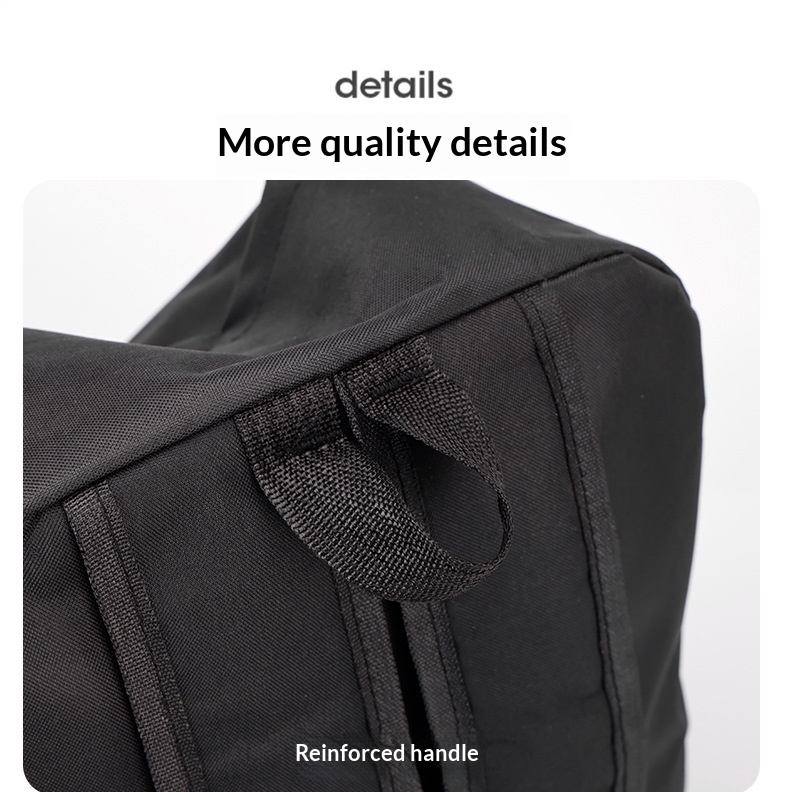 Business Double Shoulder Bag Fashion Casual Large Capacity Travel Backpack Computer Bag Versatile Lightweight College Student Backpack - Black  No USB photo 8