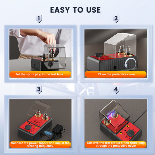 Plug Tester 12V Car Auto Ignition System Tester Diagnostic Test Tool photo 4