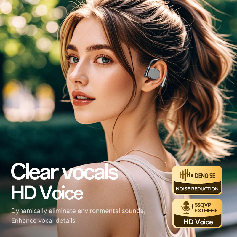 Cross Border Explosion M127 Long Range Hanging Earphone Private Model High Color Value Low Latency Wireless Bluetooth Headphones Wholesale photo 3