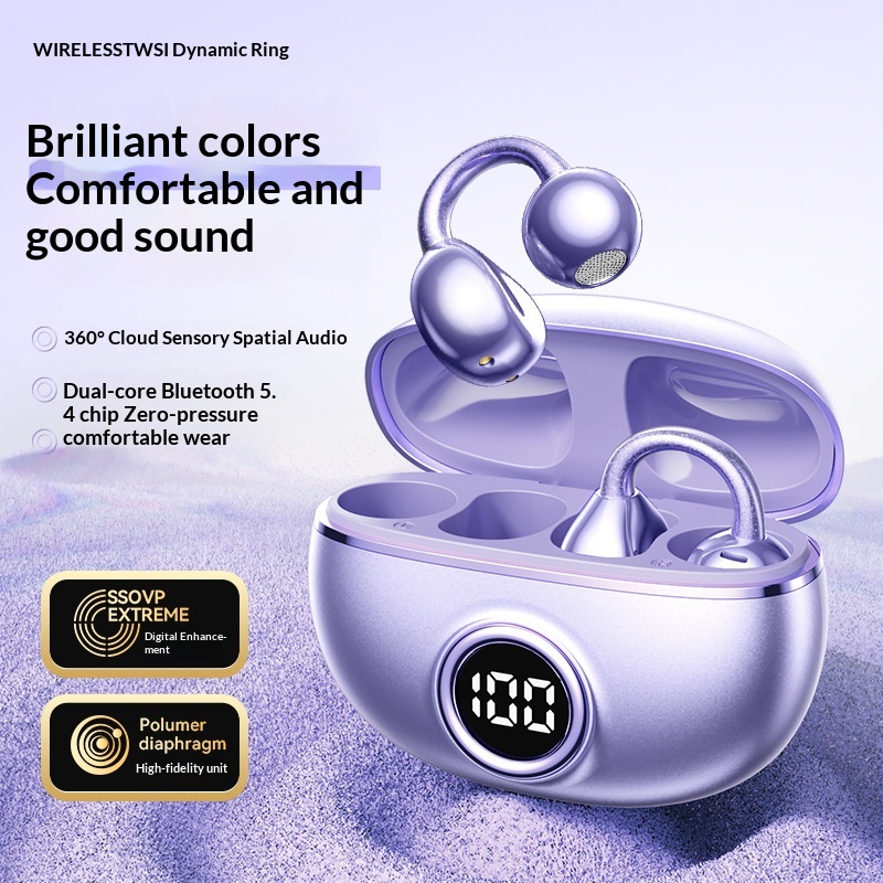 M97 Cross Border 2025 Hot Selling External Digital Display Wireless Dedicated Private Model Ear Clip Type Original Genuine Bluetooth Earphones Wholesale photo 3