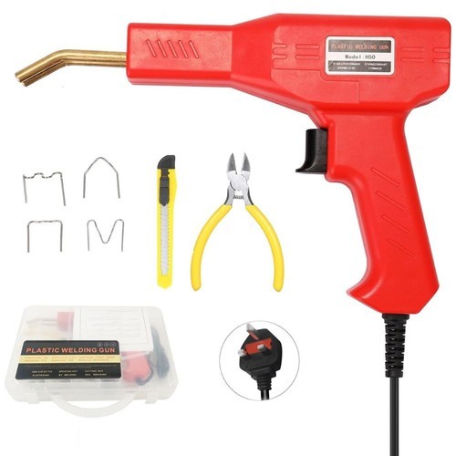 Hot Stapler Car Bumper Fender Welding Welder Gun Plastic Kit Repair With Staples photo 1