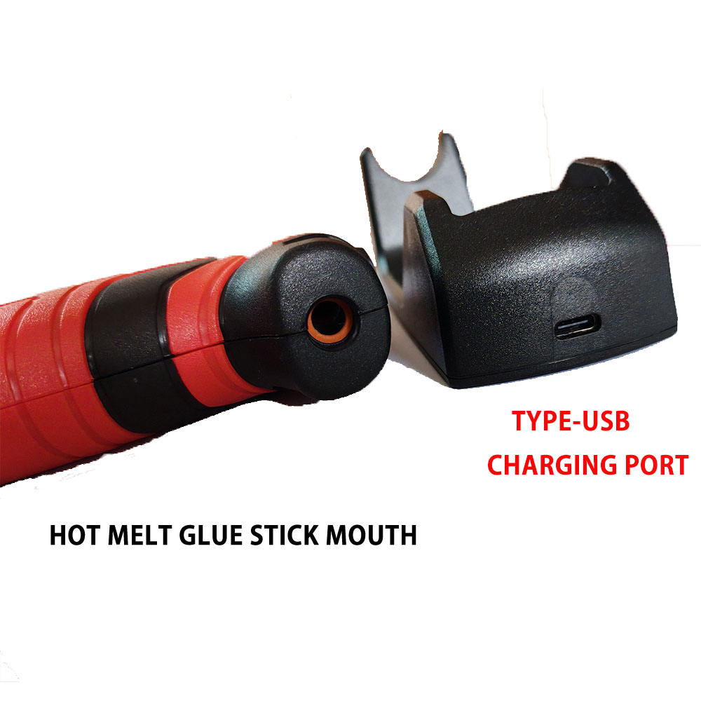 Cordless Hot Melt Glue Gun W &50 Pcs Premium Glue Sticks Lithium Power 40W photo 2