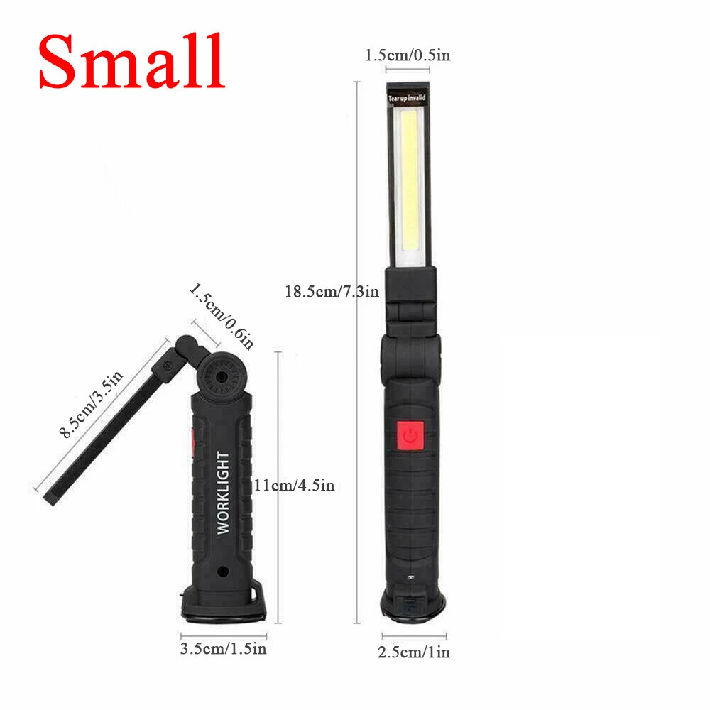 LED Flashlight 1PCS USB Rechargeable With Magnetic For Work Hand Inspection photo 7