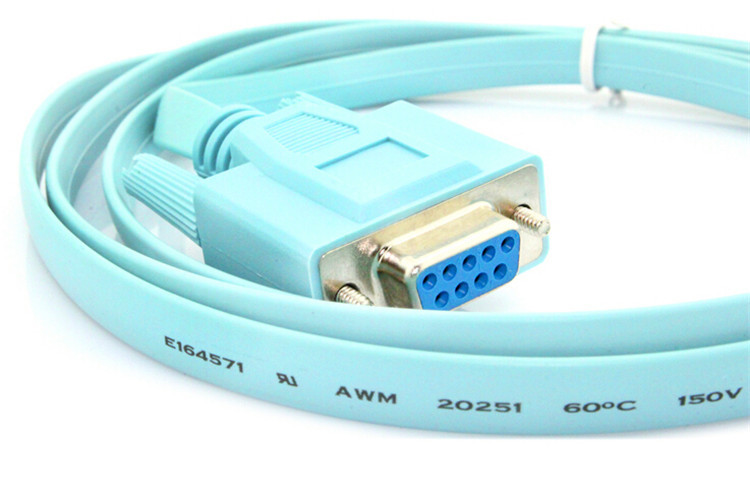 Network Cable Crystal Head To COM Nine-pin Router Configuration Line photo 2
