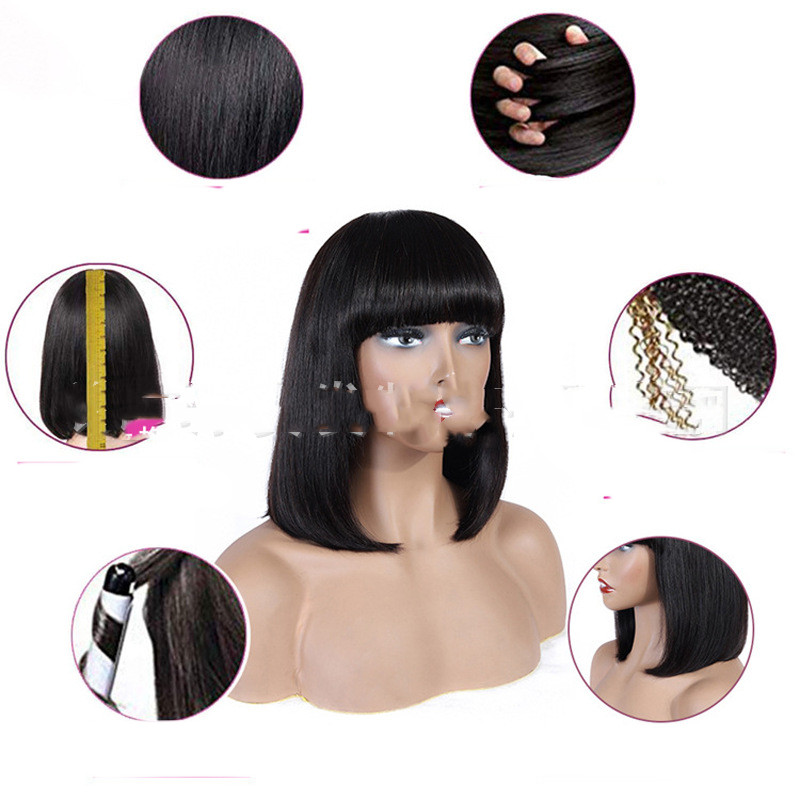 European And American Wigs With Bangs And Bob photo 3