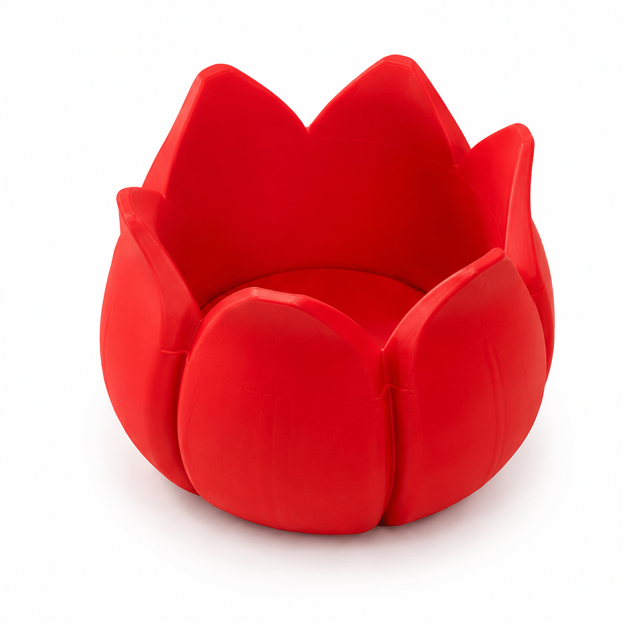 Tulip Flower Mahjong Dice Tray, 3D Printed Dice Holder For Mahjong Game Night, Decorative Table Accessory, Colorful Game Room Decor photo 2