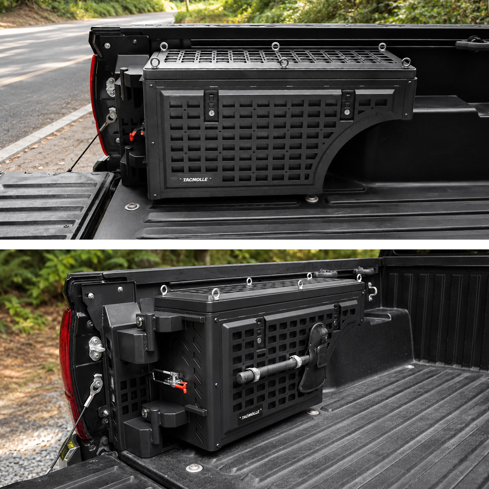 Truck Bed Side Storage Tool Box SwingCase Fits Tacoma 5ft Short Bed-L photo 8