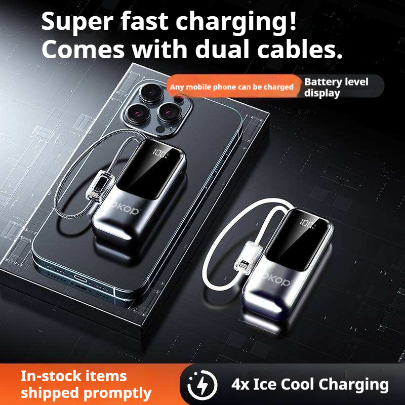 KP-729 Best-selling 10,000mAh Fast-Charging Power Bank Lightweight Portable High Capacity In-Stock At Factory photo 7