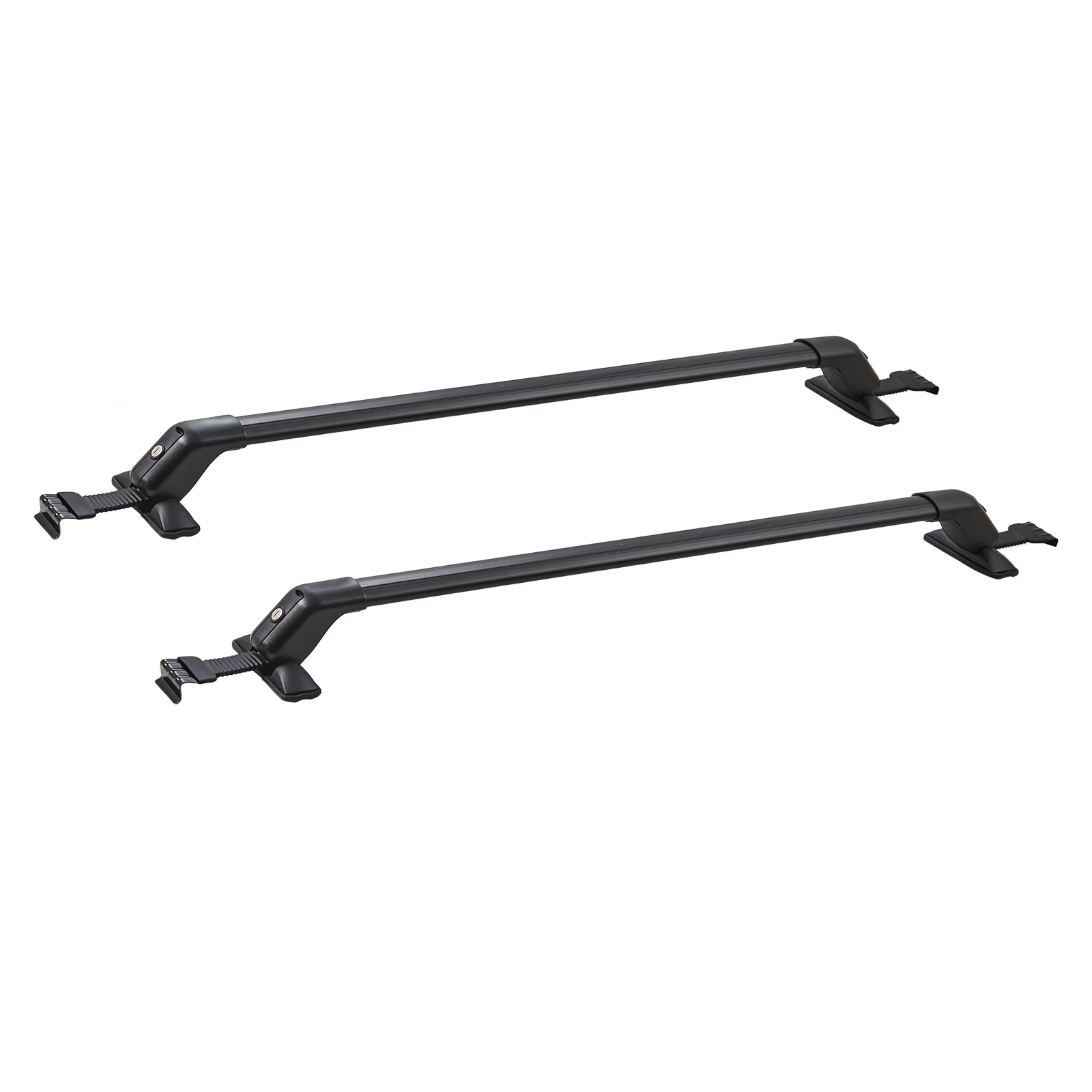 Universal Roof Rack Cross Bars, 41.3in Aluminum Roof Rack Crossbars, Fit Roof Without Side Rail, 155 Lbs Load Capacity, Adjustable Bare Roof Crossbars With Locks, For SUVs, Sedans, And Vans photo 7