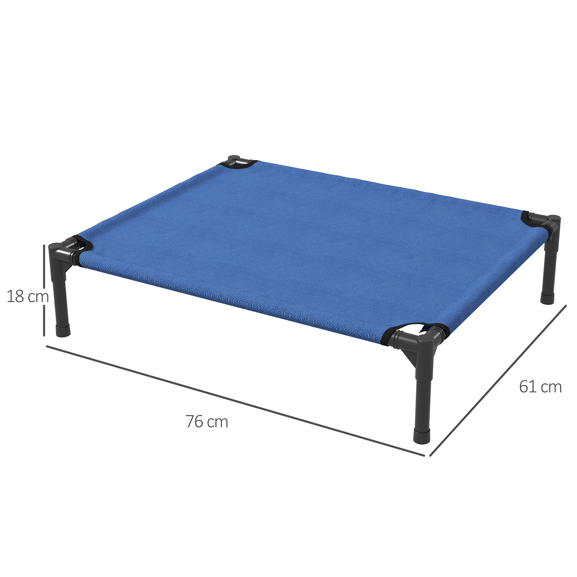 Elevated Dog Bed Raised Pet Cot With Sturdy Metal Frame And Breathable Oxford Fabric For Indoor Outdoor Travel photo 6