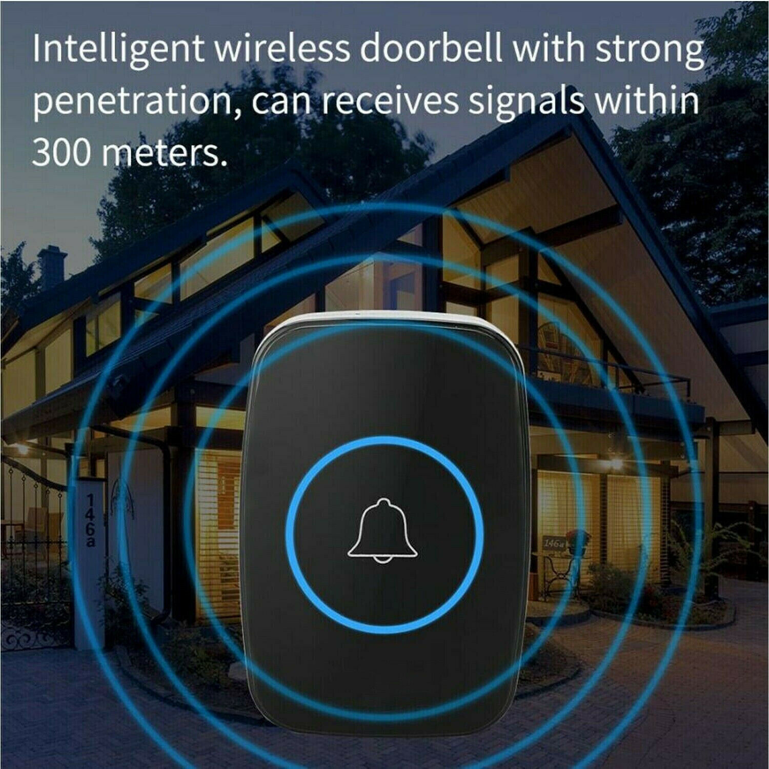 Style A 1-on-1 Black Doorbell photo 5