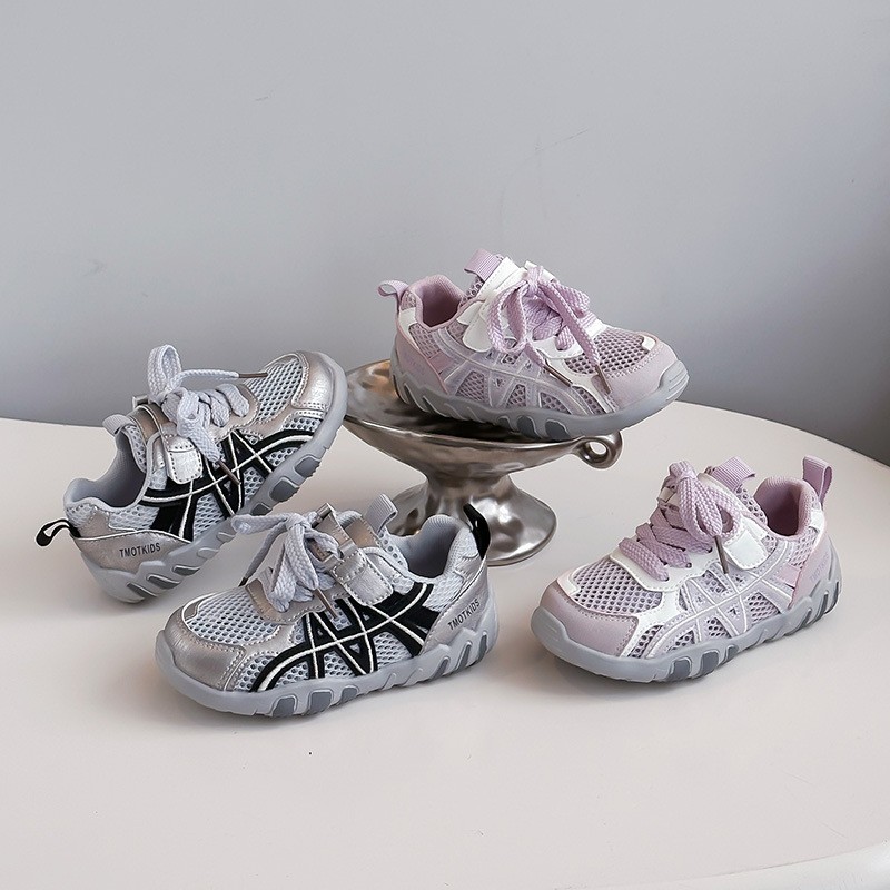 2026 Spring New Girls Skate Sneakers, Kids German Trainers, Soft Sole Versatile Single Mesh Shoes For Big Kids photo 3