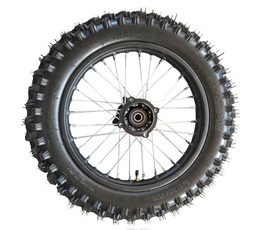 90 -14 Motorcycle Back Wheel Tyre Steel Rear Off-Road Wheel For 14 Motorbike photo 4