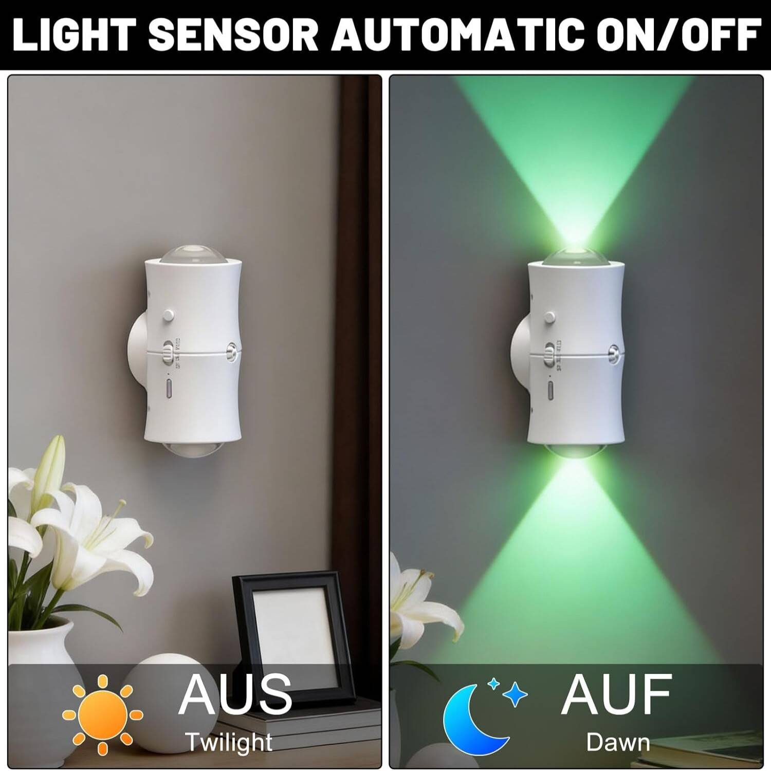 4pcs Motion Sensor Night Light Rechargeable photo 5