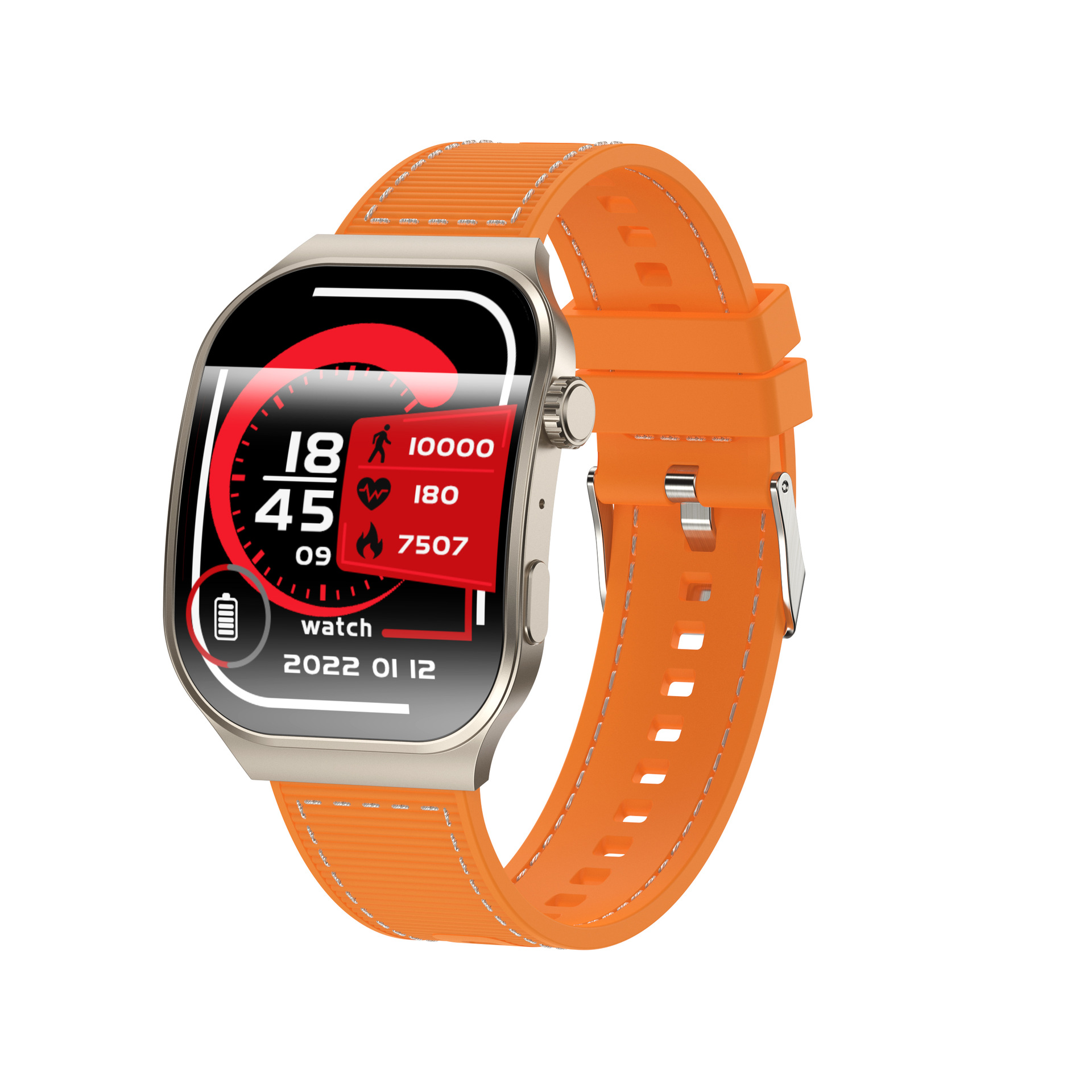 KP-S112 Curved-Screen Smartwatch New Model With Calling Heart Rate Health Monitoring Blood Oxygen Tracking Long Battery Life And Multiple Straps In Stock photo 1