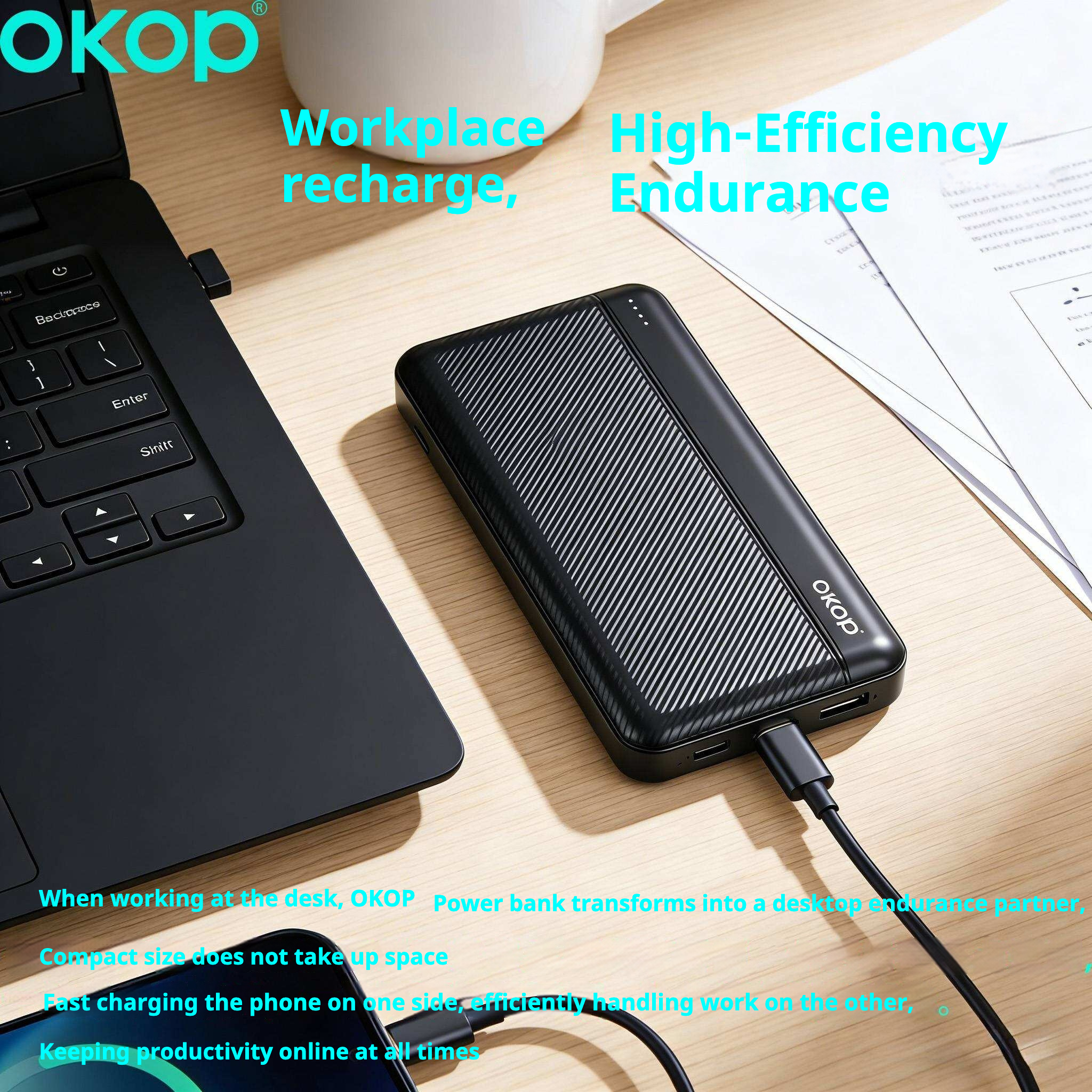 KP-705 Best-selling 10,000mAh Power Bank Dual-port Lightweight Portable And Suitable For Outdoor Use In Stock Now photo 3