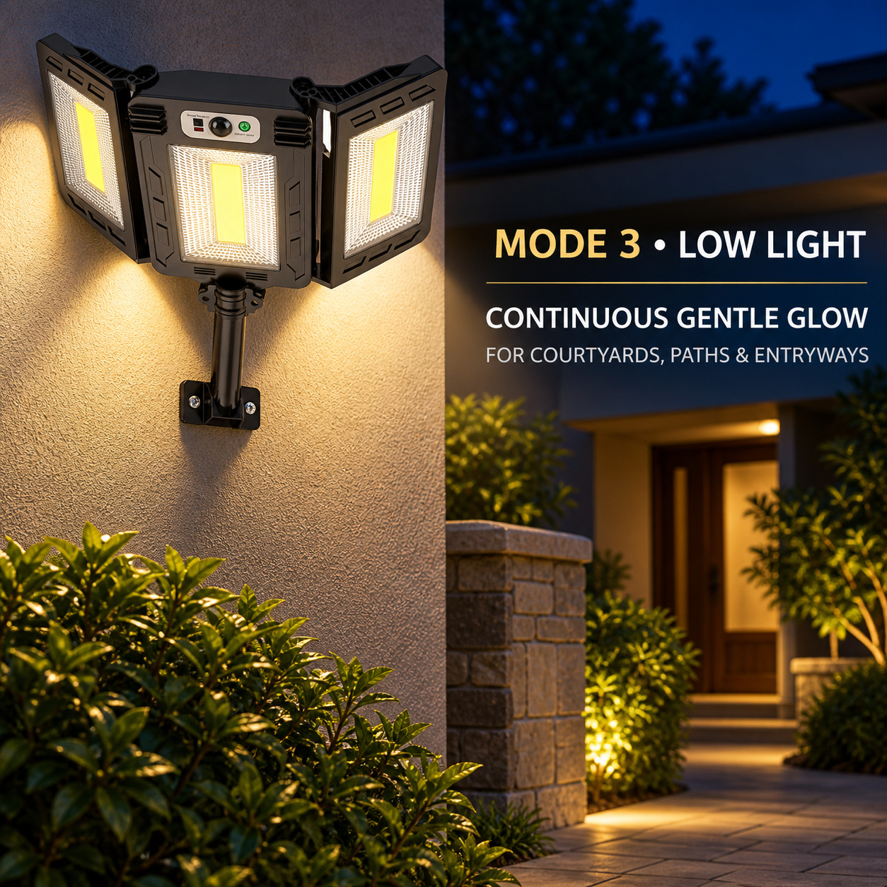 Solar Powered Rechargeable Motion Sensor COB LED Work Light 3000mAh For Auto W786 1 2 photo 5