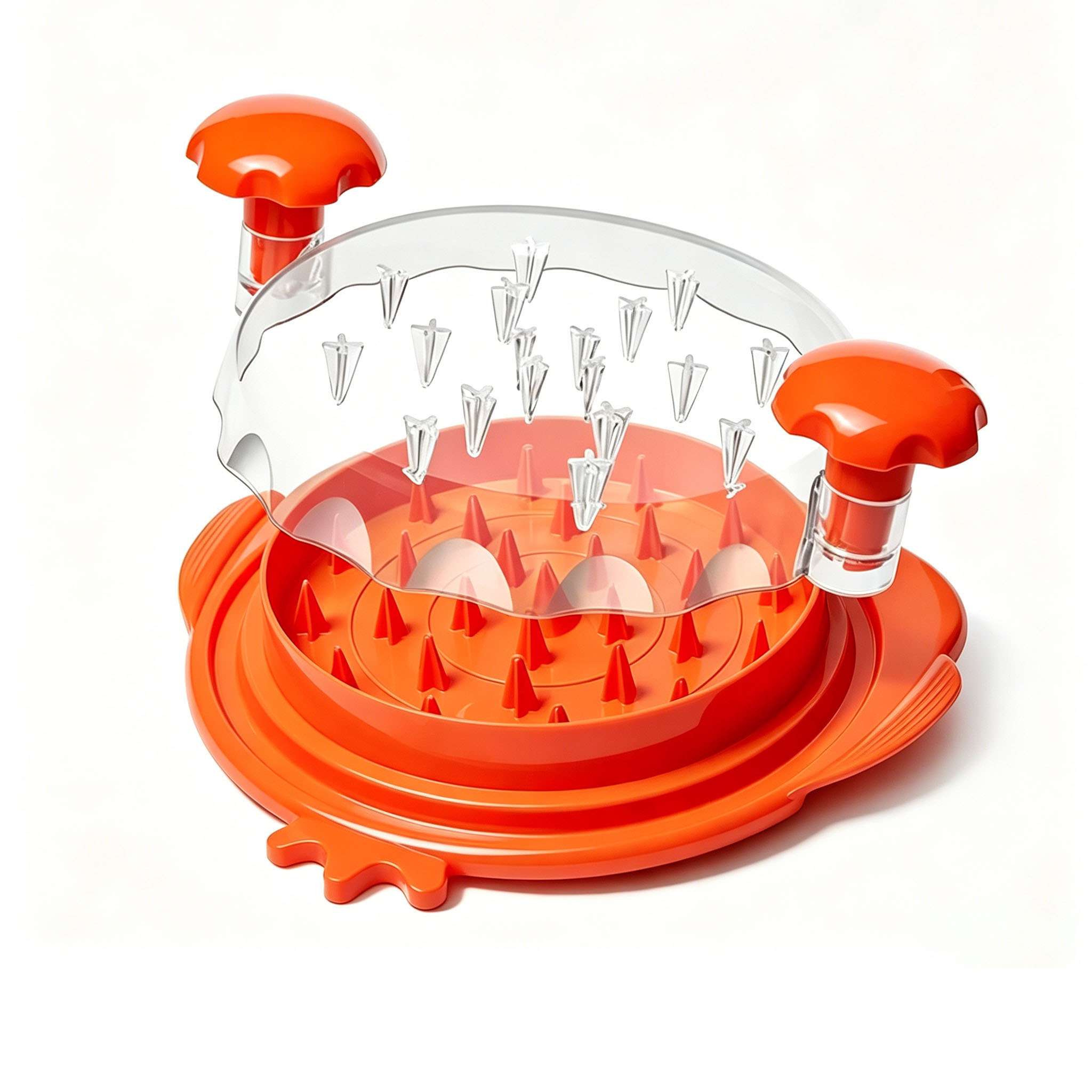Chicken Shredder Tool Plastic Manual Twist Anti-Slip Handheld Meat Shredder For Kitchen Home BBQ Salad Pulled Pork Chicken Beef Cooking Meal Prep Sandwich Taco Burrito Restaurant Party Catering photo 3